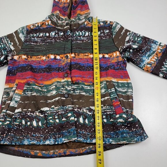 Cellabie Aztec Hoodie Button Up Long Sleeve Multicolor sz 2XL - Picture 5 of 10